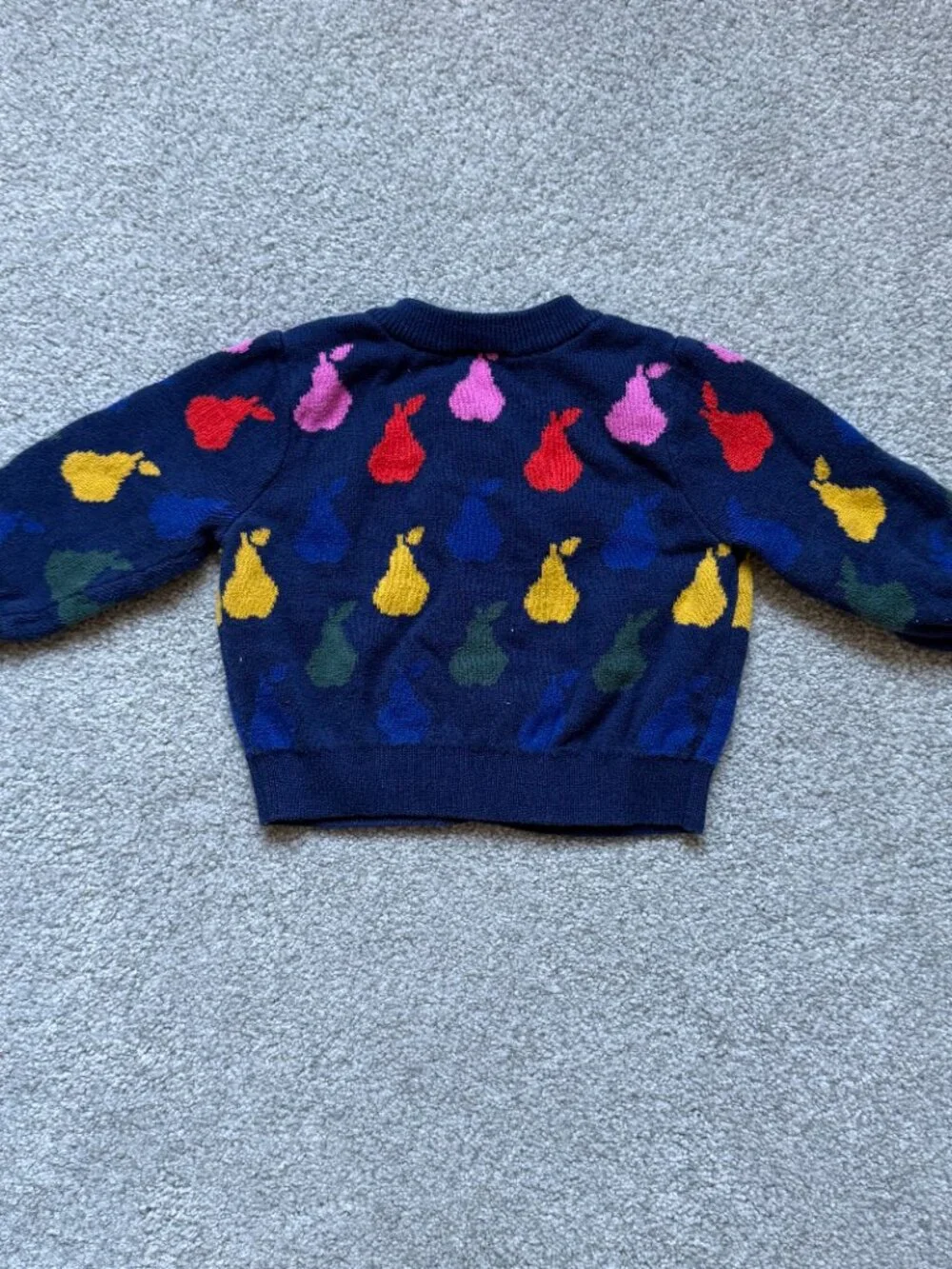 Hanna Andersson Pear Cardigan 100% Cotton Size 3-6 months